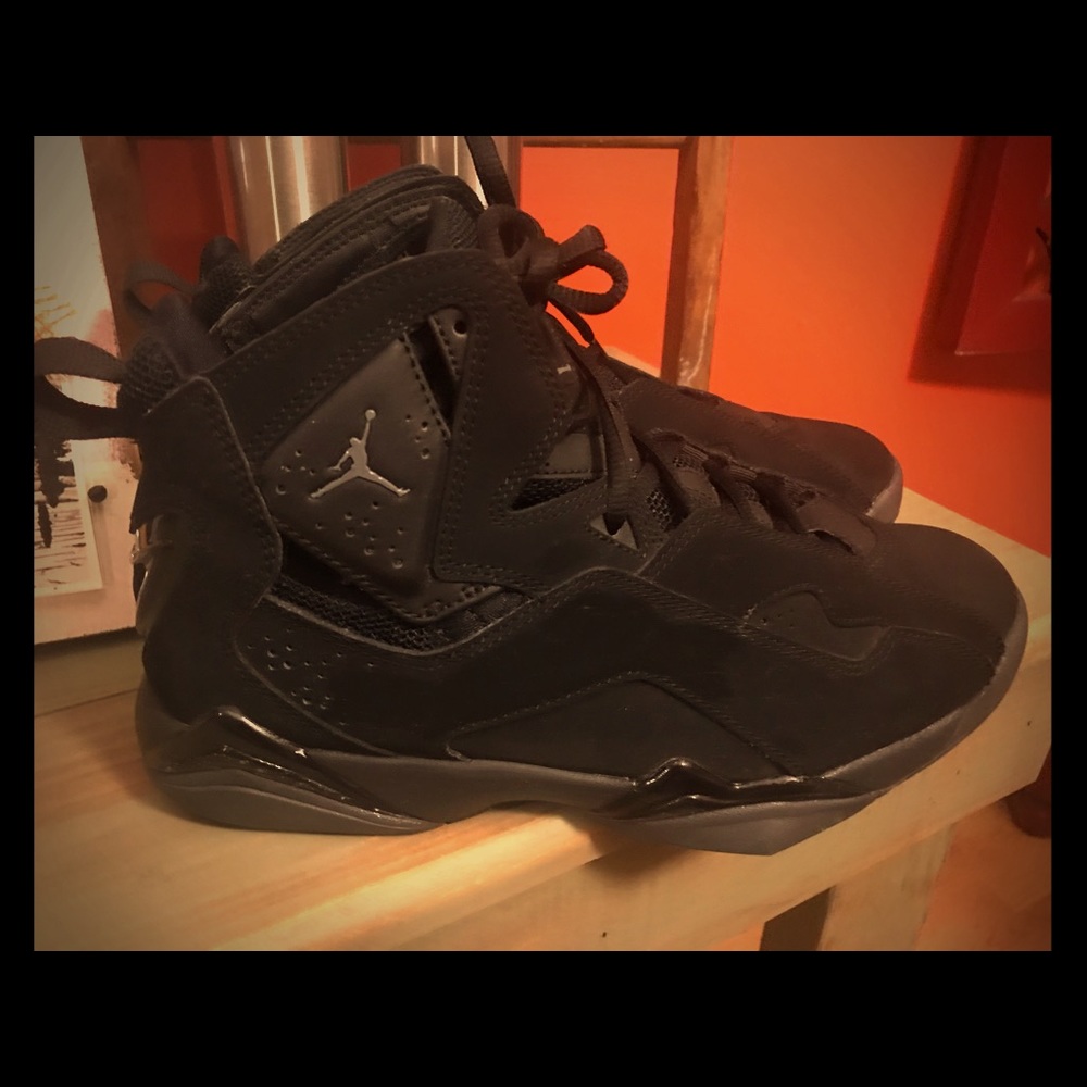 All black Nike Flights size 8 (men)